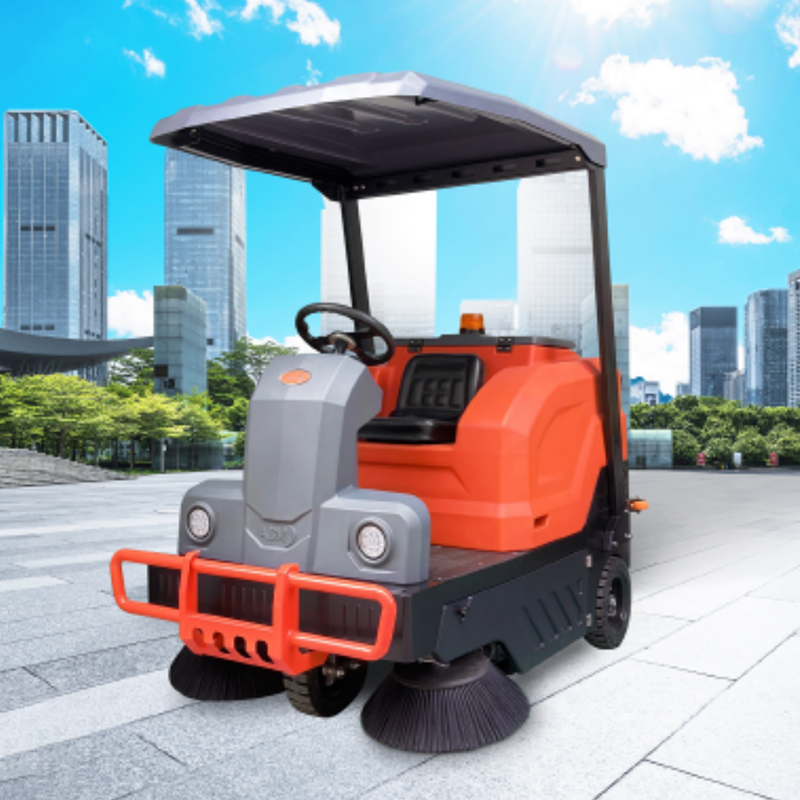 Pioneer No. 1 Electric Ride-On Sweeper